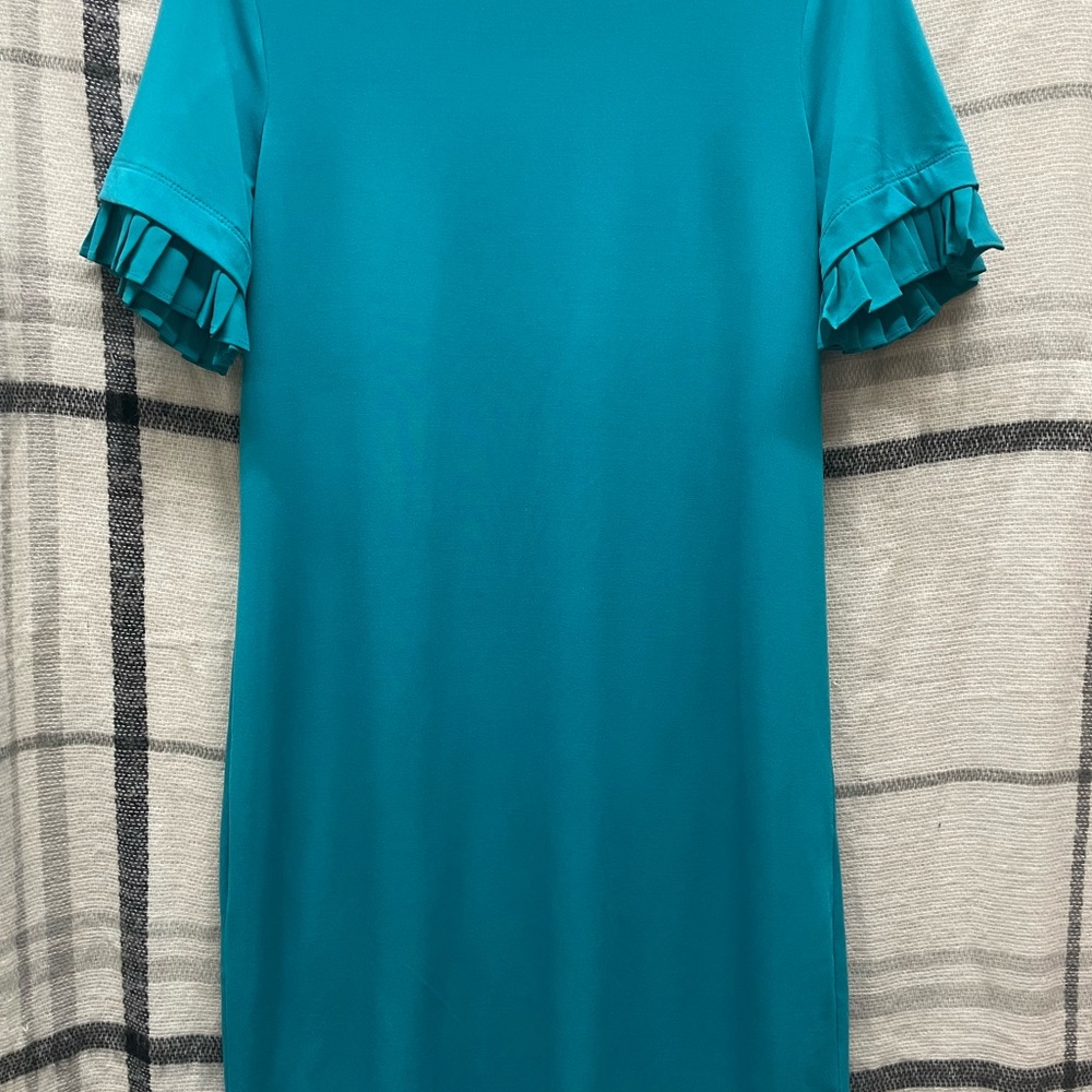 Michael Kors Teal Midi Dress